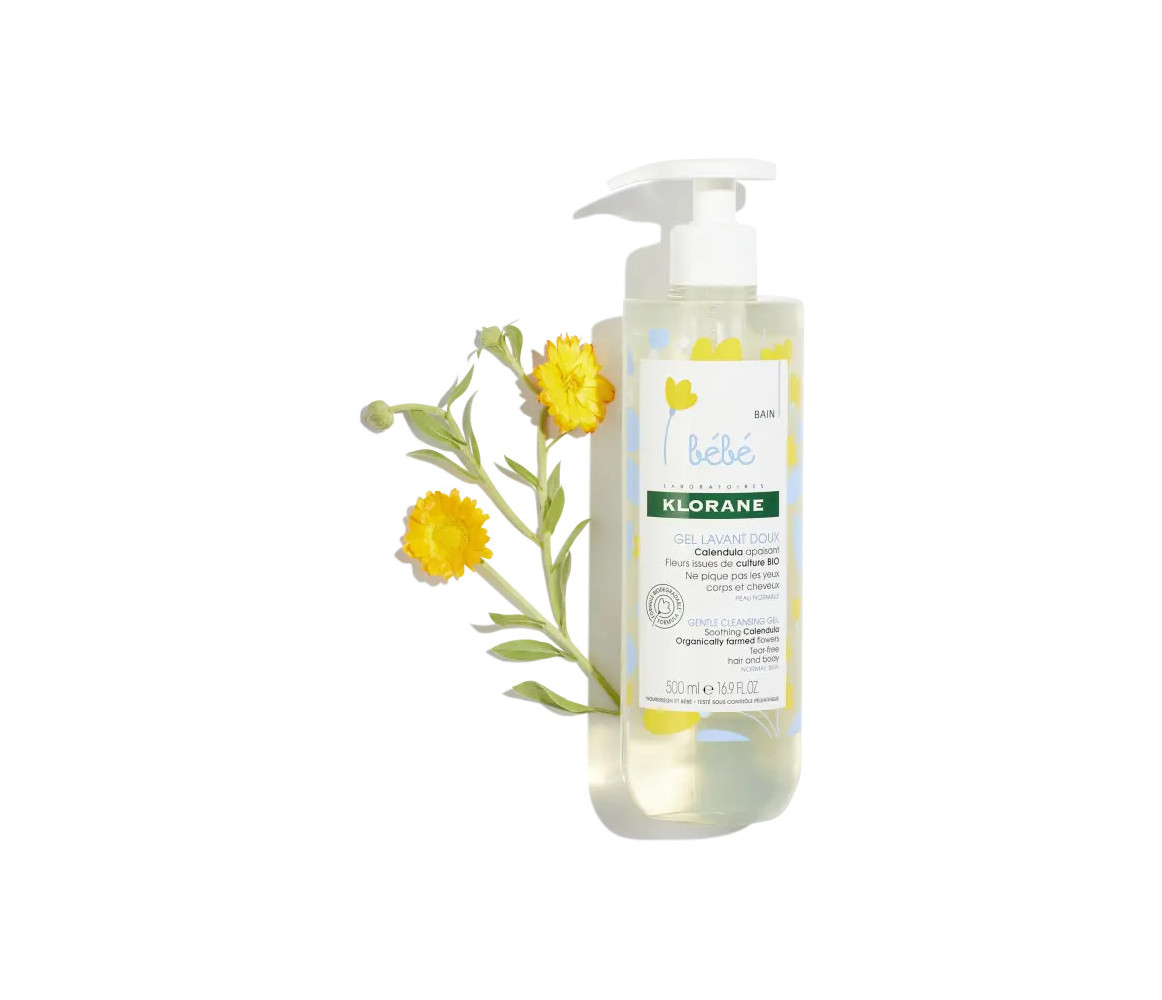 KLORANE Gel lavant doux au Calendula 500ml