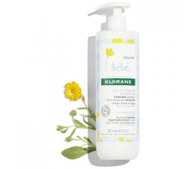 KLORANE Lait nettoyant bébé sans rinçage au Calendula 750ML