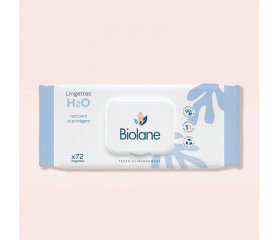 BIOLANE H2o Thick Wipes - 72 Wipes