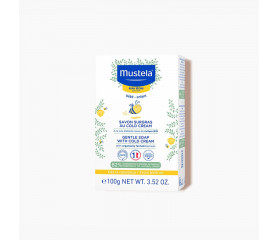 MUSTELA Savon Surgras au Cold Cream à la Cire d'Abeille 100g