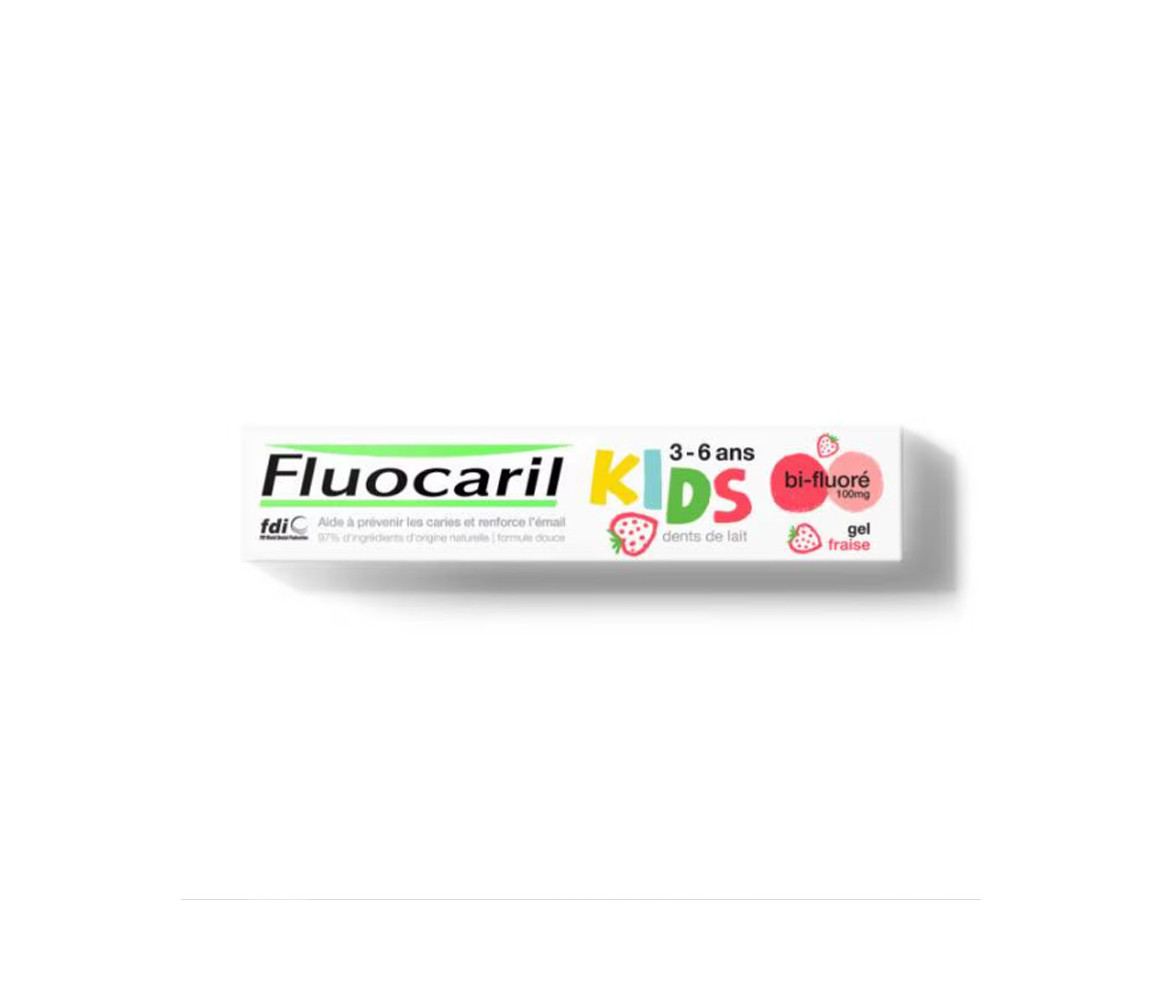 FLUOCARIL Dentifrice Kids Gel Fraise Bi-Fluoré 100mg