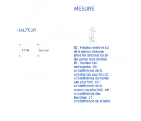 THUASNE VENOFLEX  Bas-Cuisse City Confort Fil d'Ecosse Classe 2