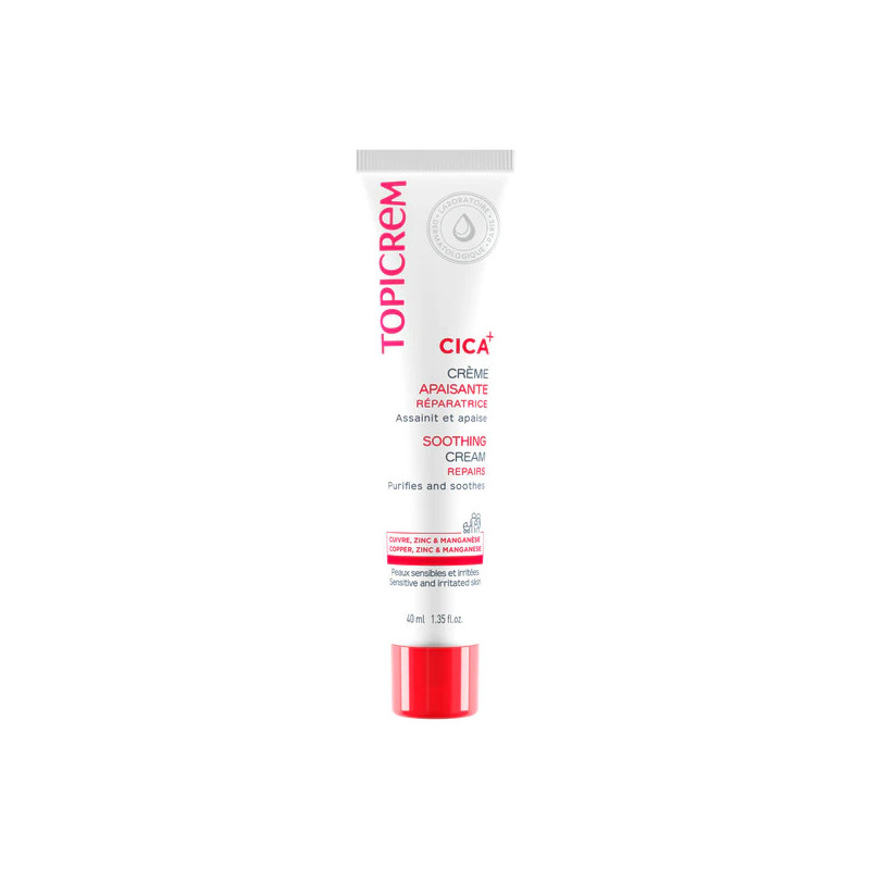 TOPICREM CICA+ crème apaisante réparatrice 40ml