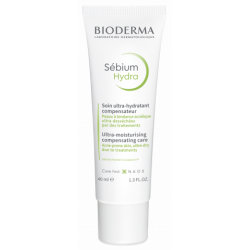 BIODERMA SEBIUM Hydra Crème hydratante compensatrice Peaux acnéiques Acné 40 ml