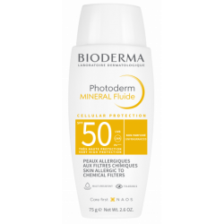 BIODERMA Photoderm MINERAL Fluide SPF50+ pour peaux allergiques 75g