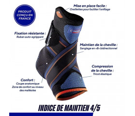 THUASNE SPORT NOVELASTIC ankle strapping - Slight sprain or unstable ankle - Support 4