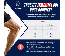 THUASNE SPORT Genouillère de maintien – Douleur et/ou œdème du genou – Maintien 2