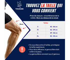 THUASNE SPORT Genouillère ligamentaire renforcée – Blessures ligamentaires – Maintien 5