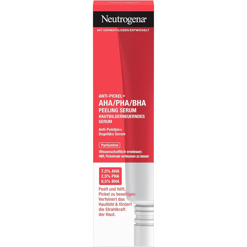 NEUTOGENA Anti-Blemish+ Daily Facial Serum, Salicylic Acid, Fragrance-free 30 ml