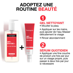 NEUTOGENA Anti-boutons+ Sérum Visage Quotidien, Acide Salicylique, Sans Parfum 30 ml