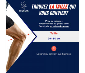 THUASNE SPORT Bandage rotulien genou tendinite