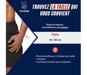 THUASNE SPORT  Bracelet-strapping  - tendinopathies du poignet – Maintien 4