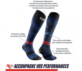 THUASNE SPORT Chaussettes hautes de compression Run/Trail UP ACTIV