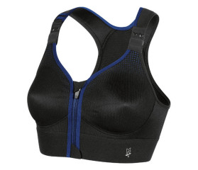 THUASNE SPORT  Brassière maintien extrême EAZ’IP EVOLUTION Noir