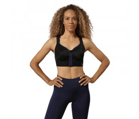 THUASNE SPORT  Brassière maintien extrême EAZ’IP EVOLUTION Noir