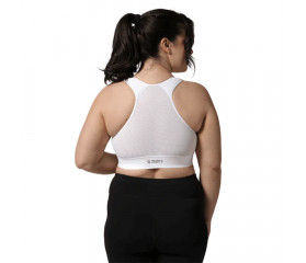 THUASNE SPORT  Brassière maintien extrême EAZ’IP EVOLUTION Blanc