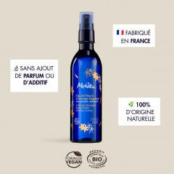 MELVITA Eau florale de fleurs d'oranger bio apaisante et adoucissante 200ml