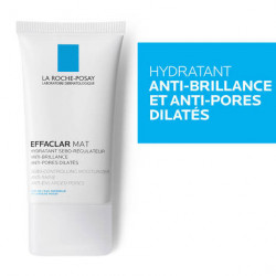 LA ROCHE-POSAY EFFACLAR MAT Crème Matifiante sébo régulatrice Peaux Grasses 40ml