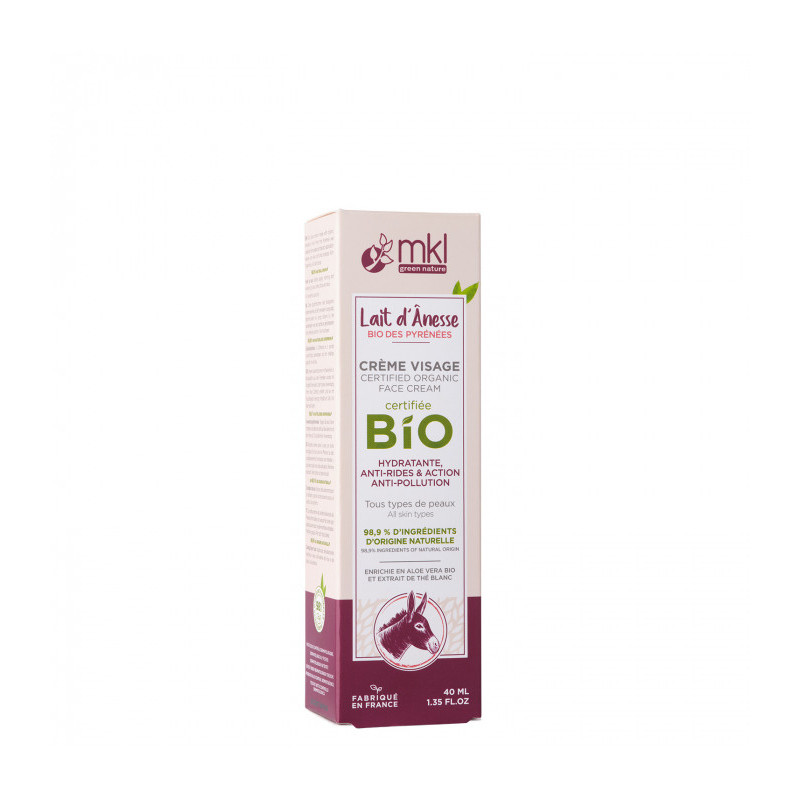 MKL GREEN NATURE Organic Donkey Milk Face Cream Tube 40 ml