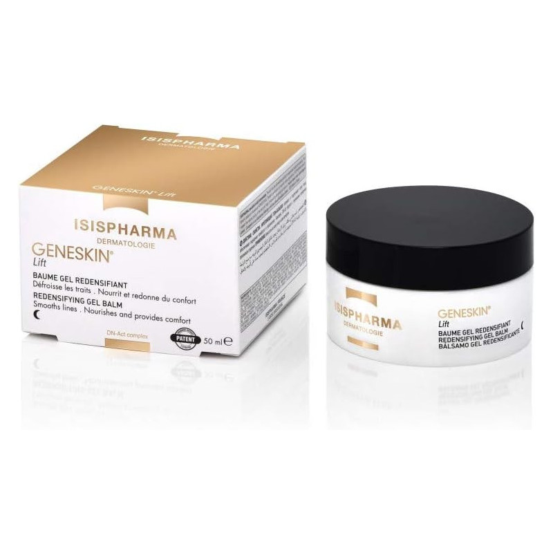 ISISPHARMA GENESKIN Lift Baume Gel Redensifiant Soin de Nuit Anti-Rides Anti-Âge pour peau Lisse et Plus Ferme 50 ml