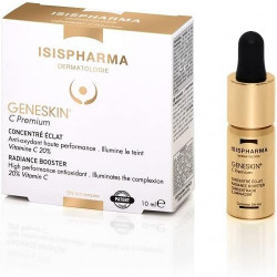 ISISPHARMA GENESKIN C Premium Serum Concentrate Radiance 20% Vitamin C Luminous Skin, Antioxidant Protection 10ml