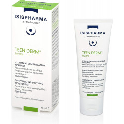 ISISPHARMA TEEN DERM HYDRA Crème Hydratante Anti-Imperfections pour Peaux à Tendance Acnéique Fragilisées Nourrit et Apaise 40ml