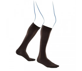 THUASNE VENOFLEX  Chaussettes City Confort Fil d'Ecosse Classe 2 Pieds longs