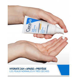 CERAVE Crème Hydratante Visage SPF50 pour peaux normales à sèches 52ml