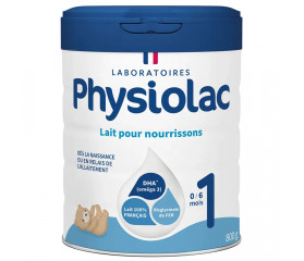 PHYSIOLAC Lait infantile 1ère âge 0-6 mois - 800g