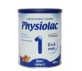 PHYSIOLAC Lait infantile 1ère âge 0-6 mois - 400g