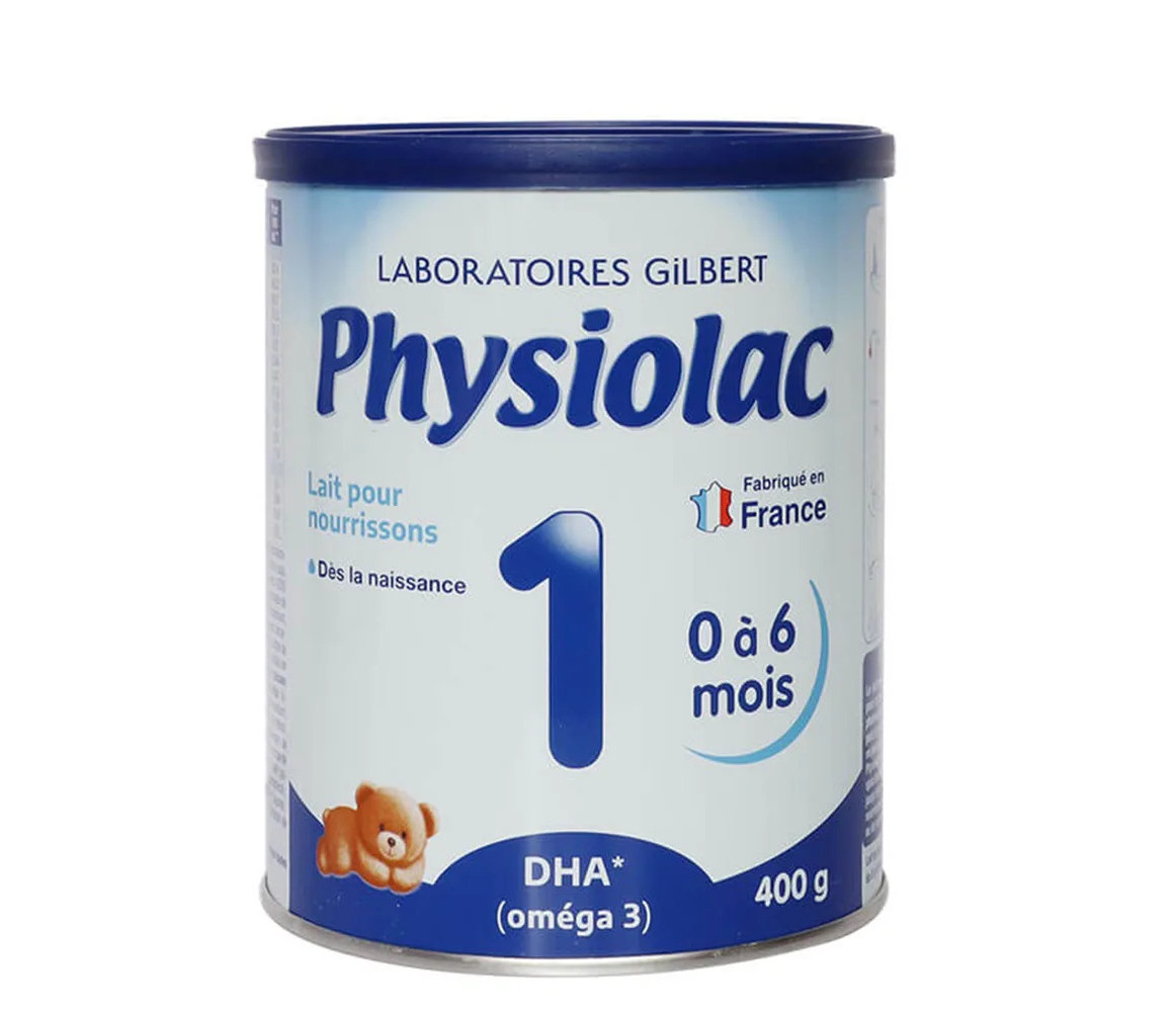 PHYSIOLAC Lait infantile 1ère âge 0-6 mois - 400g