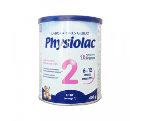 PHYSIOLAC Lait infantile 2ème âge 6-12 mois - 400g