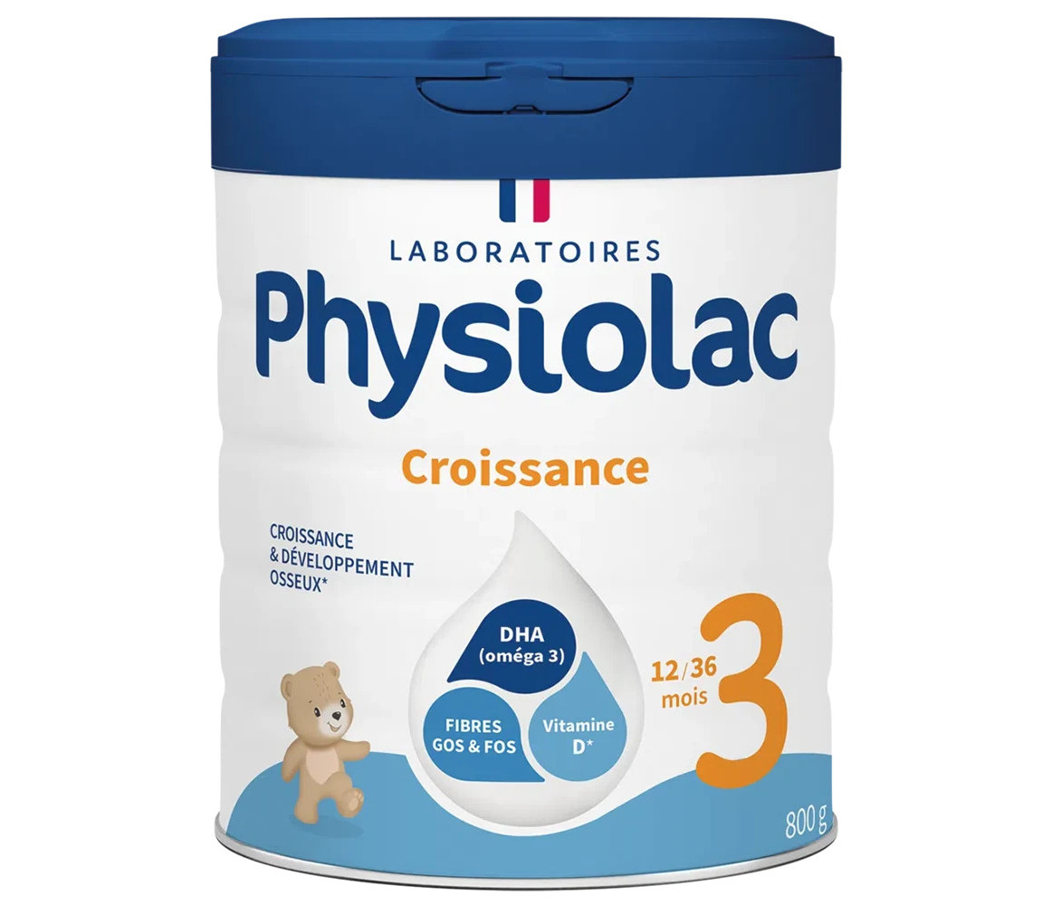 PHYSIOLAC Lait de Croissance 3ème âge 12-36 mois - 800g