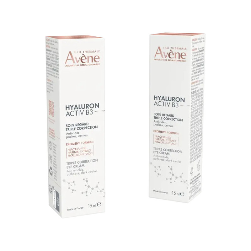 AVENE HYALURON ACTIV B3  Soin regard triple correction triple correction 15ml