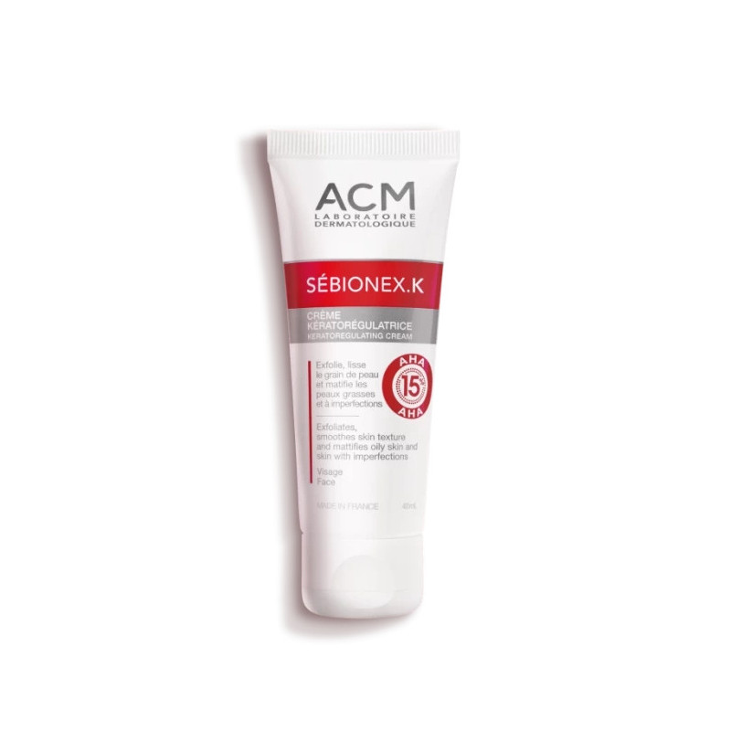 ACM SÉBIONEX K Crème pour peaux mixtes à grasses à tendance acnéique 40ml