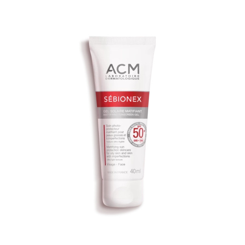 ACM SÉBIONEX Matifying sun gel SPF50+ for oily and blemished skin 40ml