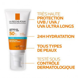 LA ROCHE-POSAY ANTHELIOS UVMUNE 400 crème solaire peau sensible SPF50+ 50ml