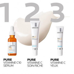 LA ROCHE-POSAY  PURE VITAMIN C RICHE Crème à la vitamine C 40ml