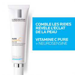 LA ROCHE-POSAY  PURE VITAMIN C RICHE Crème à la vitamine C 40ml