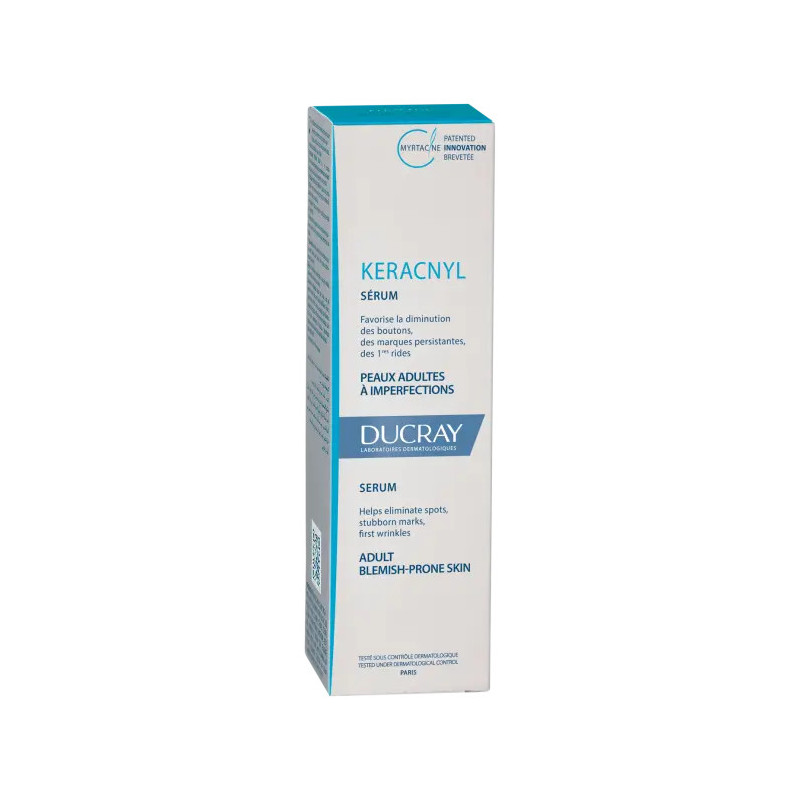 DUCRAY KERACNYL Serum for adult blemish-prone skin  and anti-wrinkle 30ml