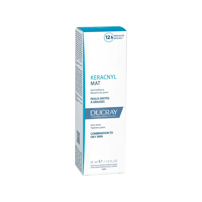 DUCRAY KERACNYL MAT anti-brillance peaux mixte à grasses 30 ml