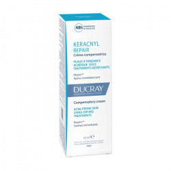 DUCRAY KERACNYL REPAIR Crème hydratante peaux à tendances acnéique tube 50ml