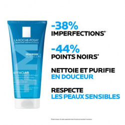 LA ROCHE-POSAY EFFACLAR Gel moussant purifiant nettoyant peau grasse tube 300ml