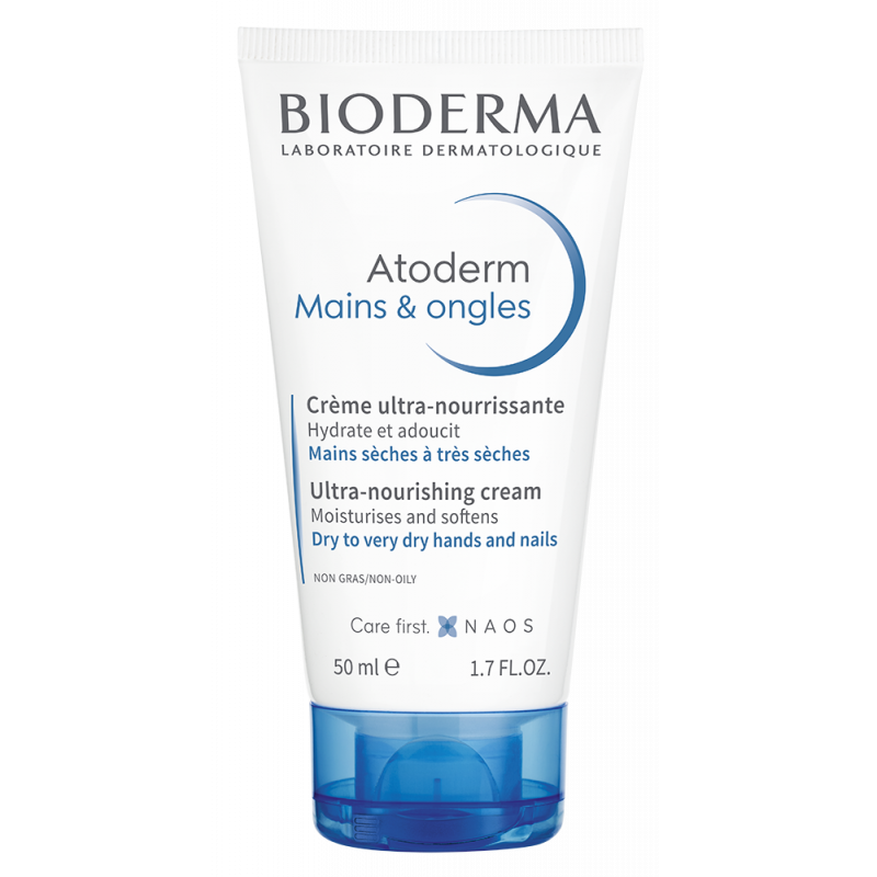 BIODERMA ATODERM Hands & Nails Ultra-nourishing cream for dry to very dry sensitive skin 50ml