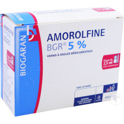 BIOGARAN AMOROLFINE BGR 5% Vernis À Ongles Médicamenteux Flacon 2,5ml