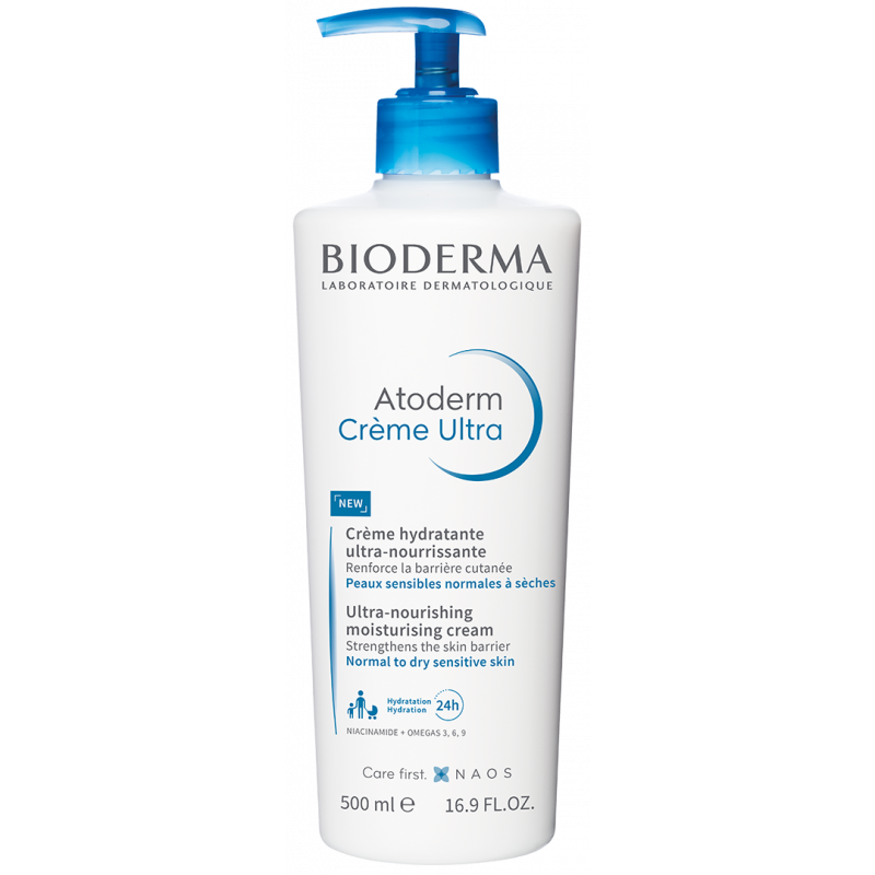 BIODERMA Atoderm Ultra-nourishing cream for normal to dry sensitive skin 500ml