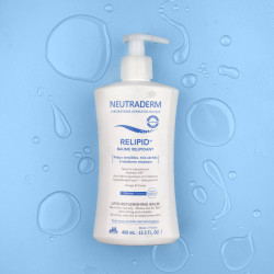 NEUTRADERM RELIPID+ Baume relipidant  pour peaux sensibles, très sèches à tendance atopique 400ml