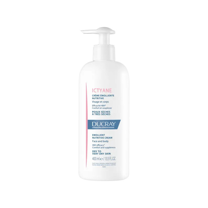 ICTYANE Crème émolliente nutritive 400ml