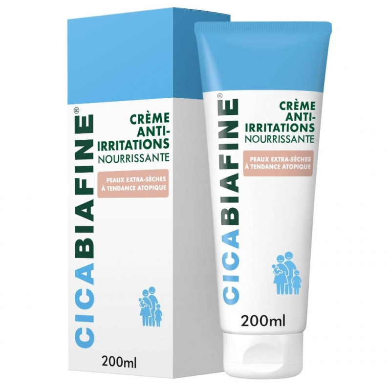 CICABIAFINE Nourishing Anti-Irritation Cream for Extra Dry Skin with Atopic Tendencies Tube 200ml