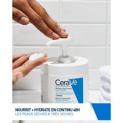 CERAVE Perfume-free, non-comedogenic moisturising balm for dry to very dry skin 454g